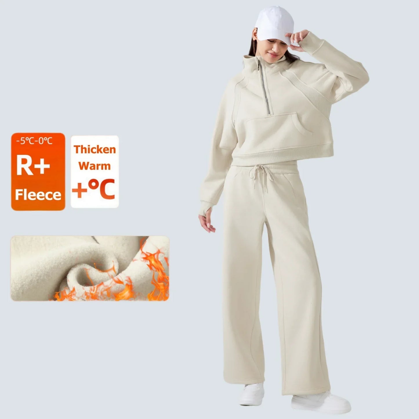 The Half-Zip Lounge Set