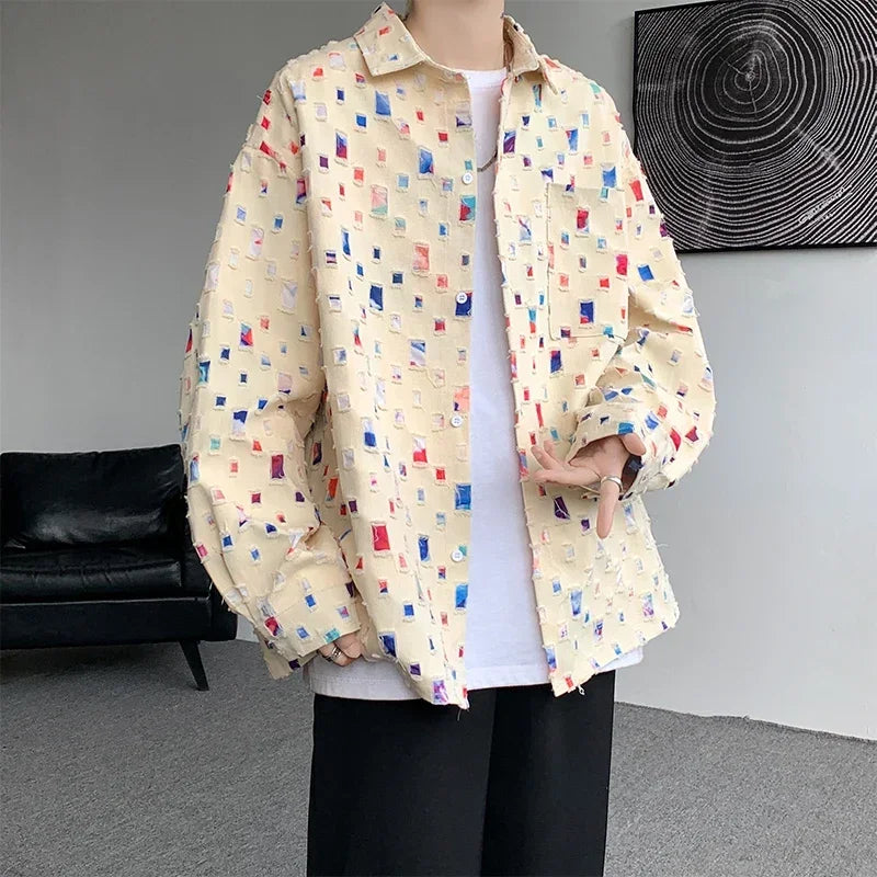 GridLayer™ Oversized Plaid Shirt