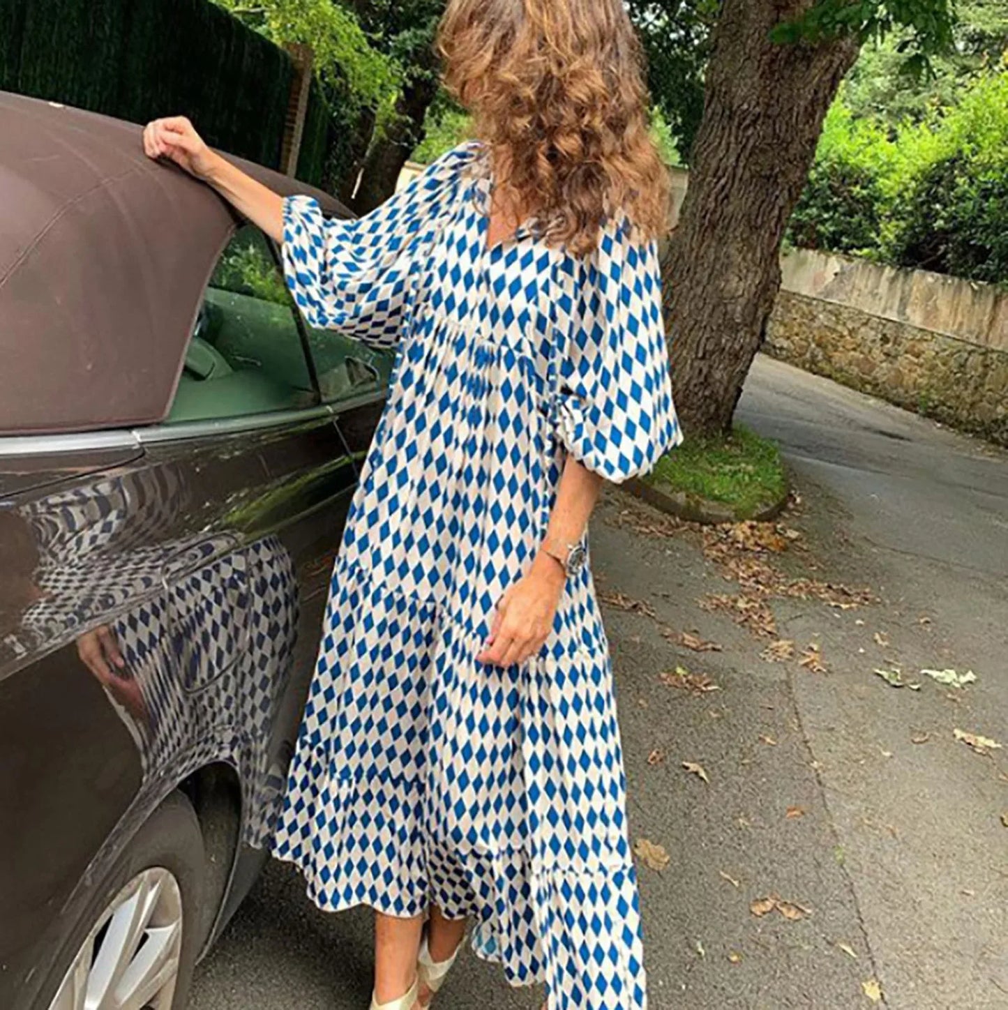 Floral Print Maxi Dress