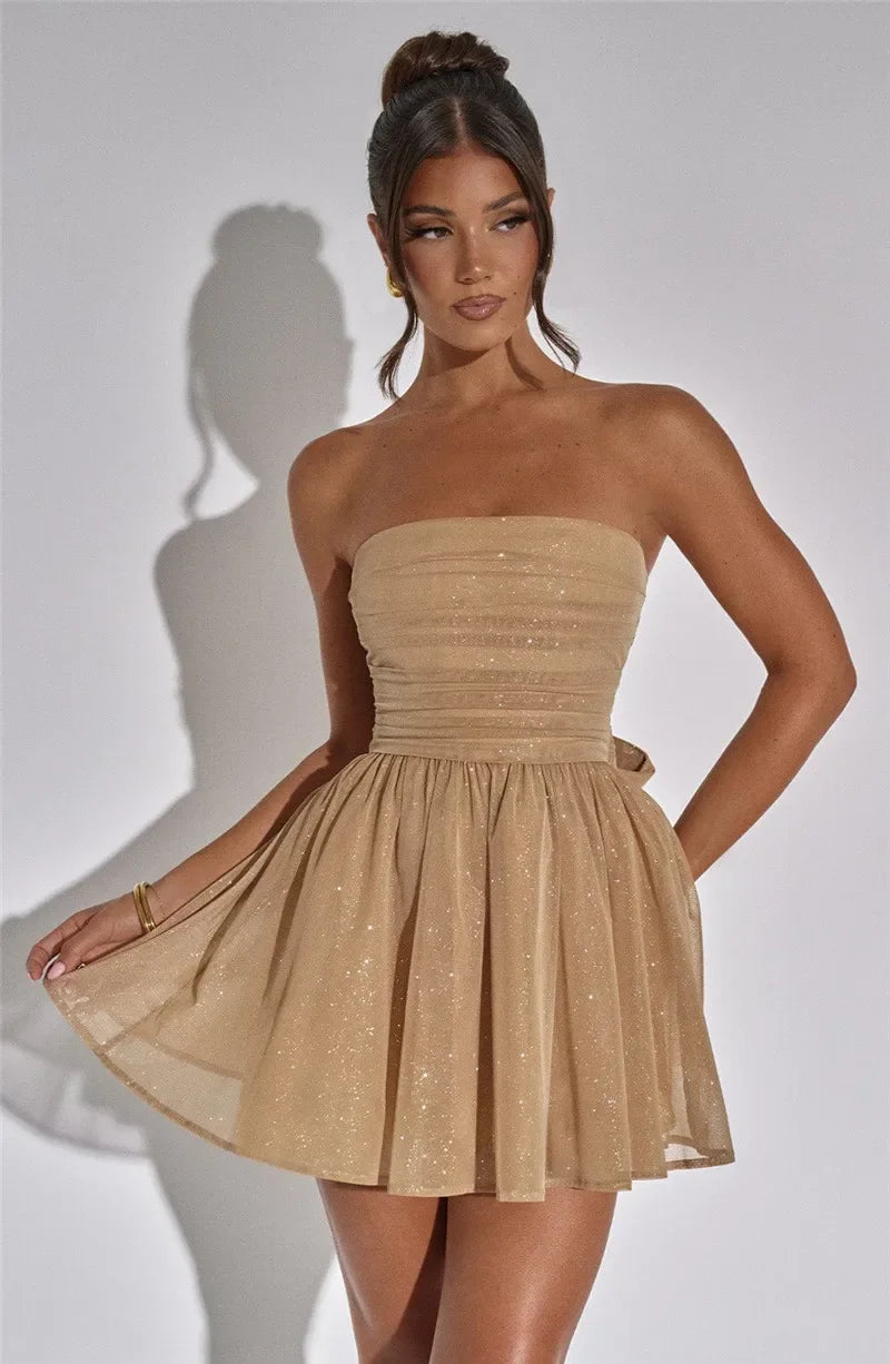 Strapless Mini Dress