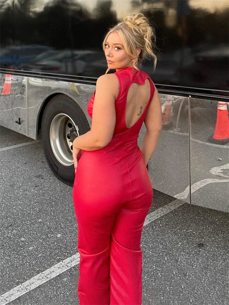 SculptCurve™ Denim Jumpsuit