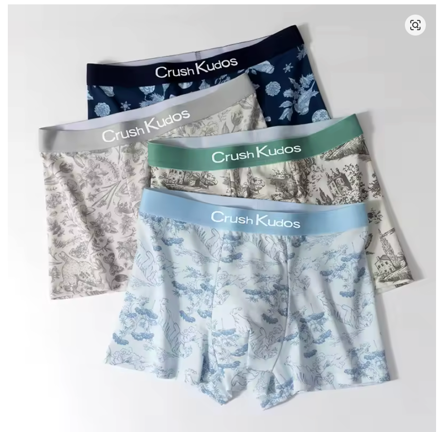 4PCS - PureCotton™ Antibacterial Boxer Trunks