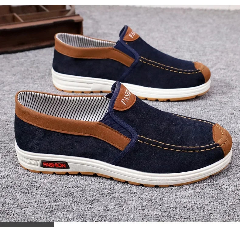 StrideEase™ Plus-Size Loafers for Men