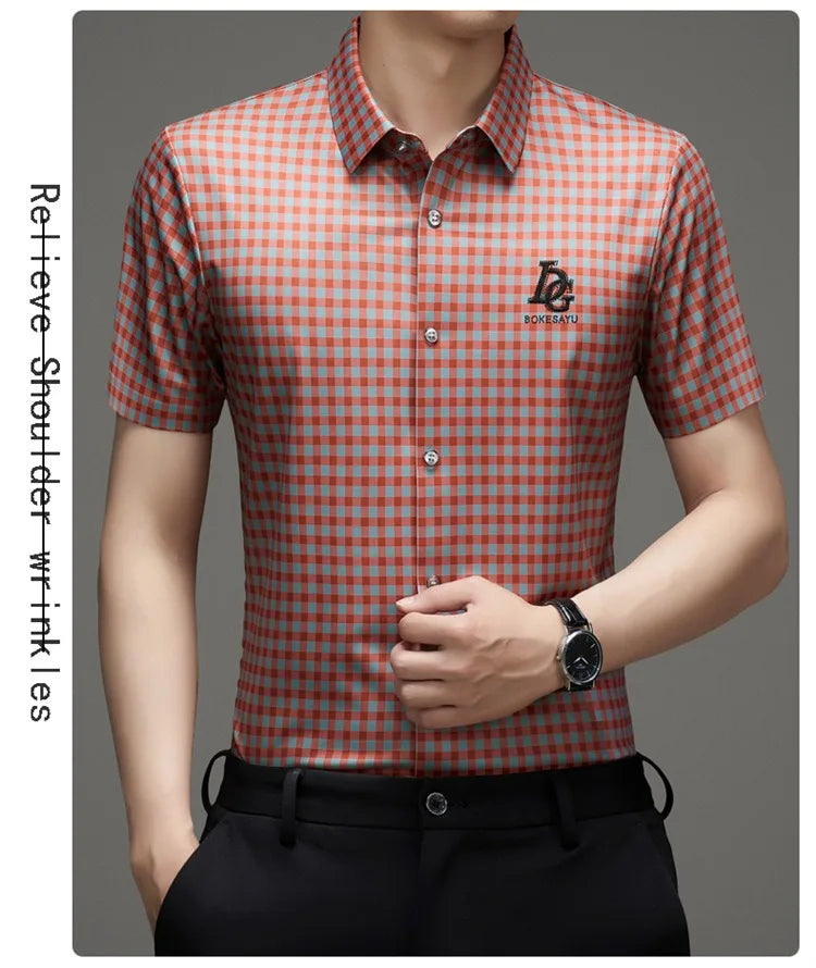 D&Gent™ Non-Iron Plaid Shirt