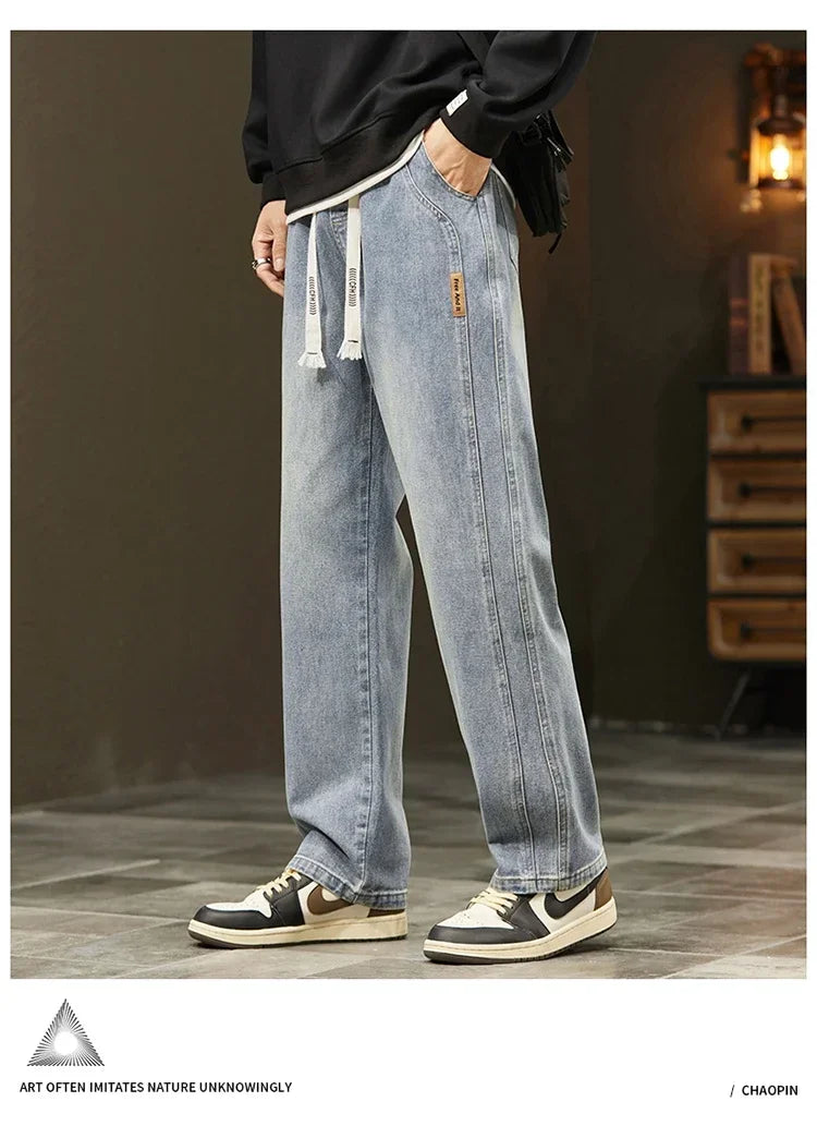 Men's Vintage Loose Straight Jeans