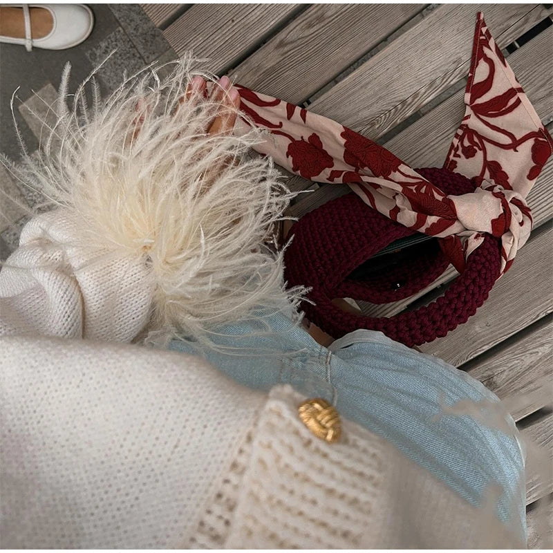Feather Patchwork Cardigan