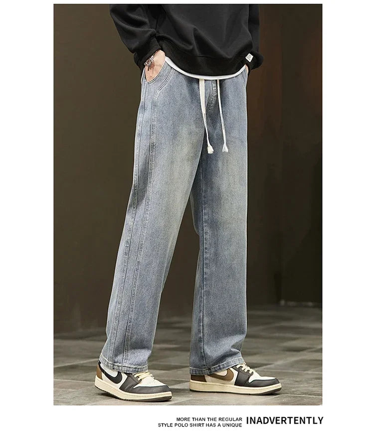Men's Vintage Loose Straight Jeans