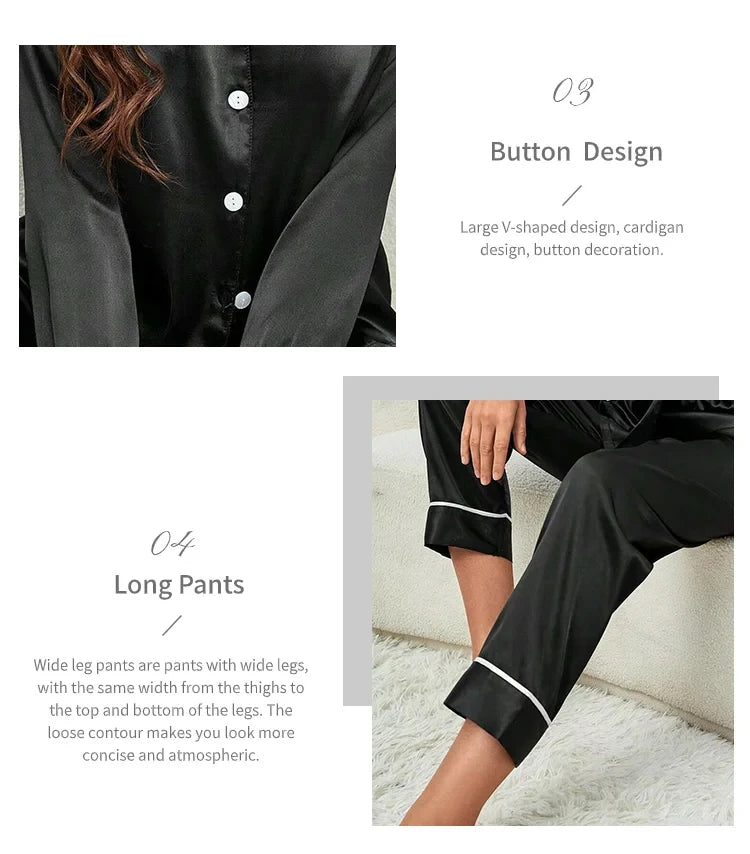 SilkLuxe™ –Cozy Satin Pajama