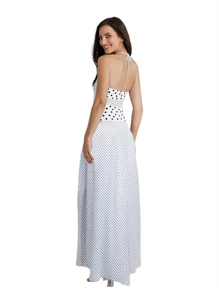 Polka Dot Maxi Dress