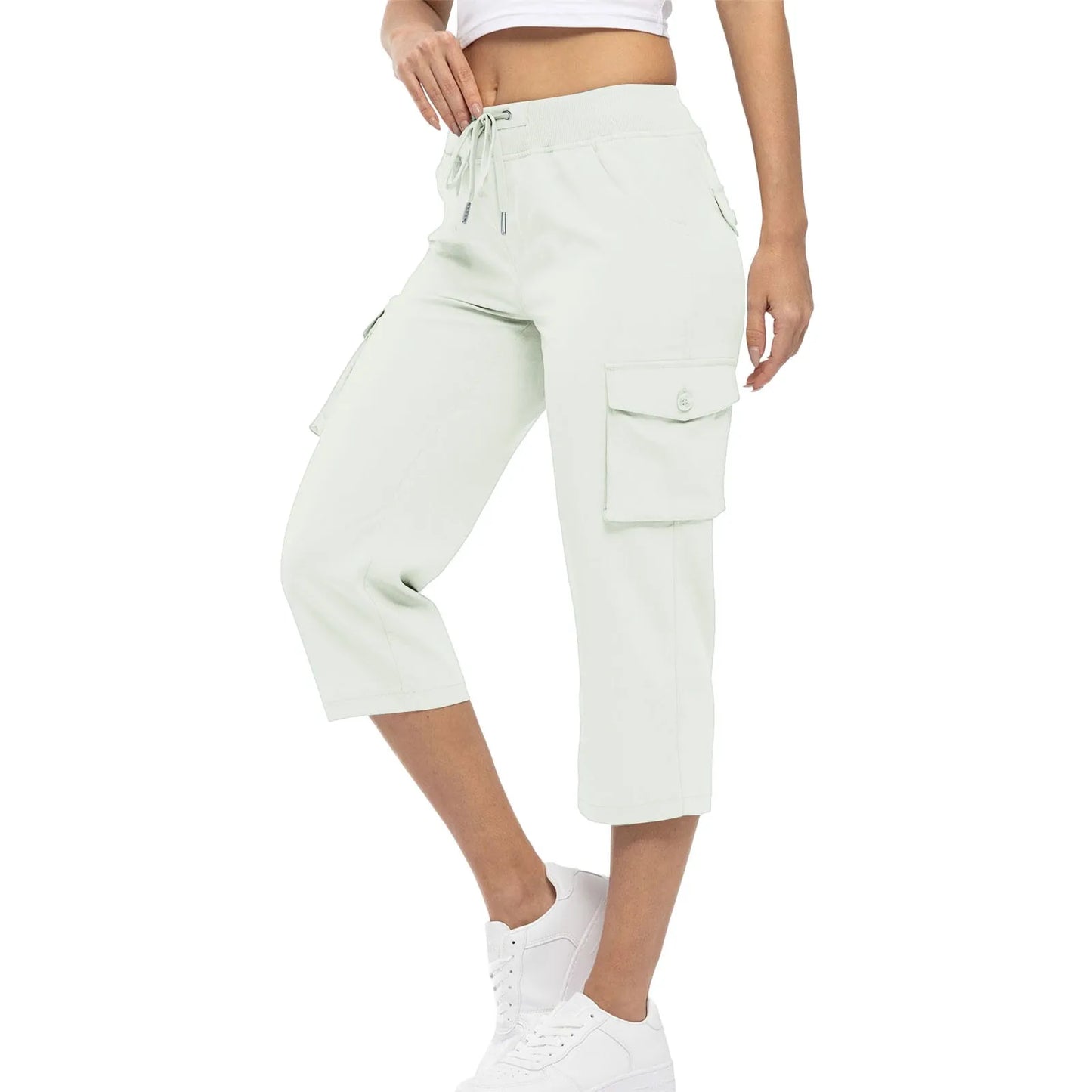 Breezefit™ Women’s Button Pocket Capri Pants