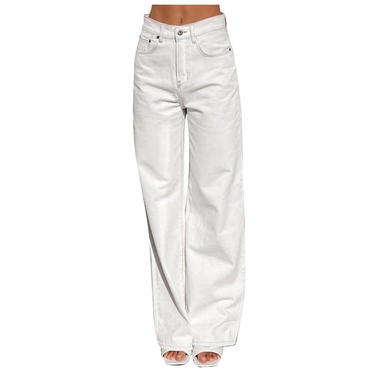 High-Waist Wide Leg Jeans