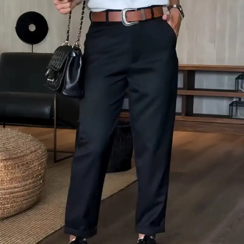 EleganceFit™ High-Waist Blazer Pants