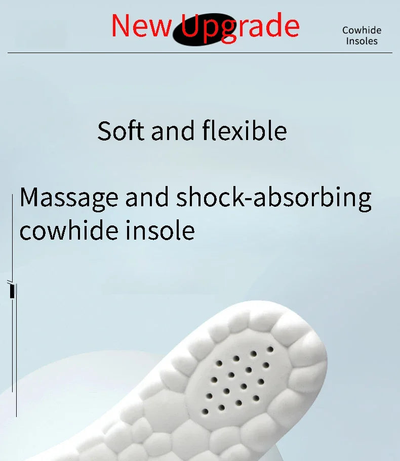 StrideFlex™ Cowhide Orthopedic Insoles