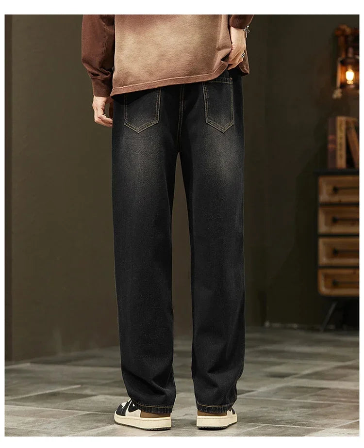 Men's Vintage Loose Straight Jeans