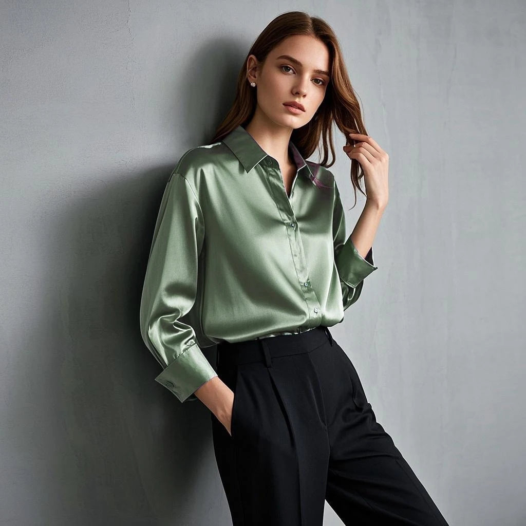 Elegant Satin Blouse