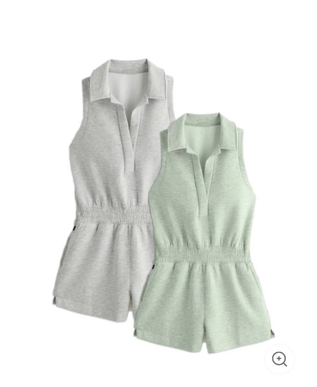 KNIT Polo Romper