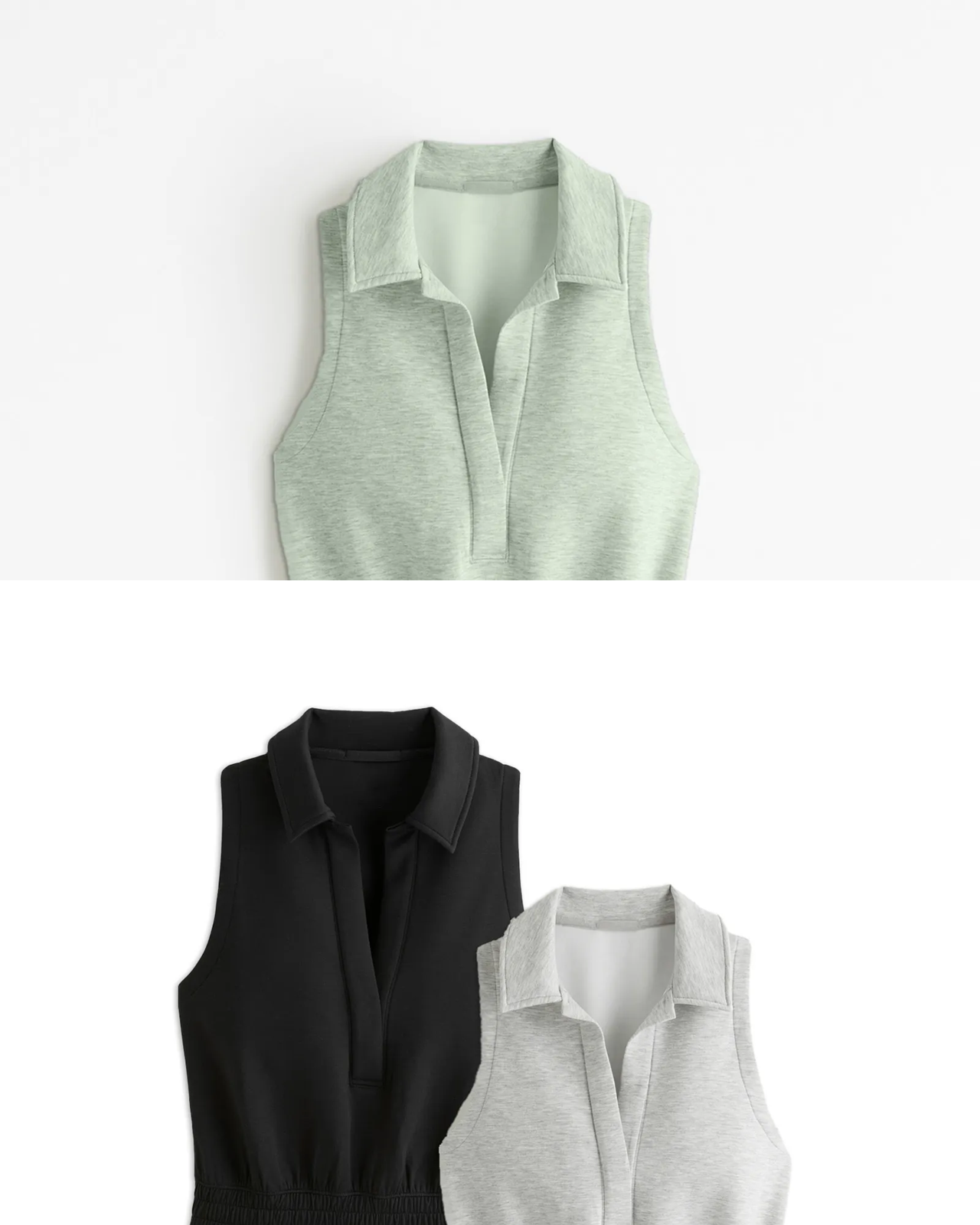 KNIT Polo Romper