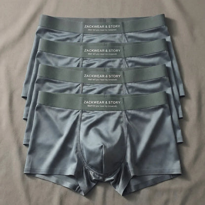Luxury Ice Silk Boxers For Men