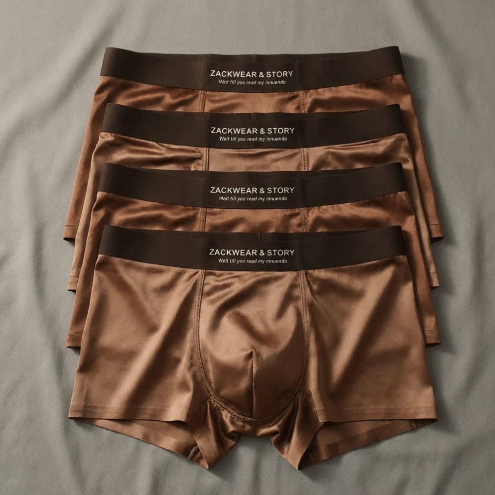 Luxury Ice Silk Boxers For Men