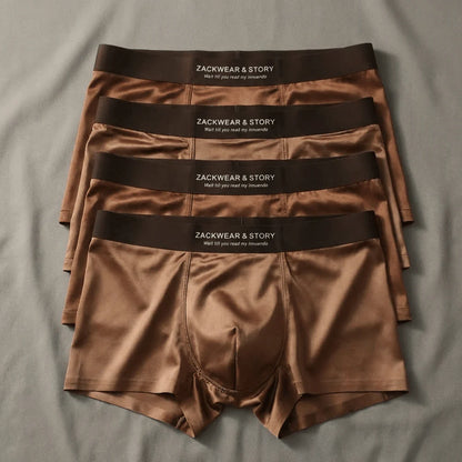 Luxury Ice Silk Boxers For Men