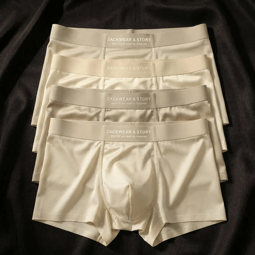 Luxury Ice Silk Boxers For Men