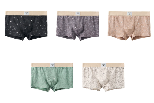 5 PCS - Ultra Soft Cotton Boxers