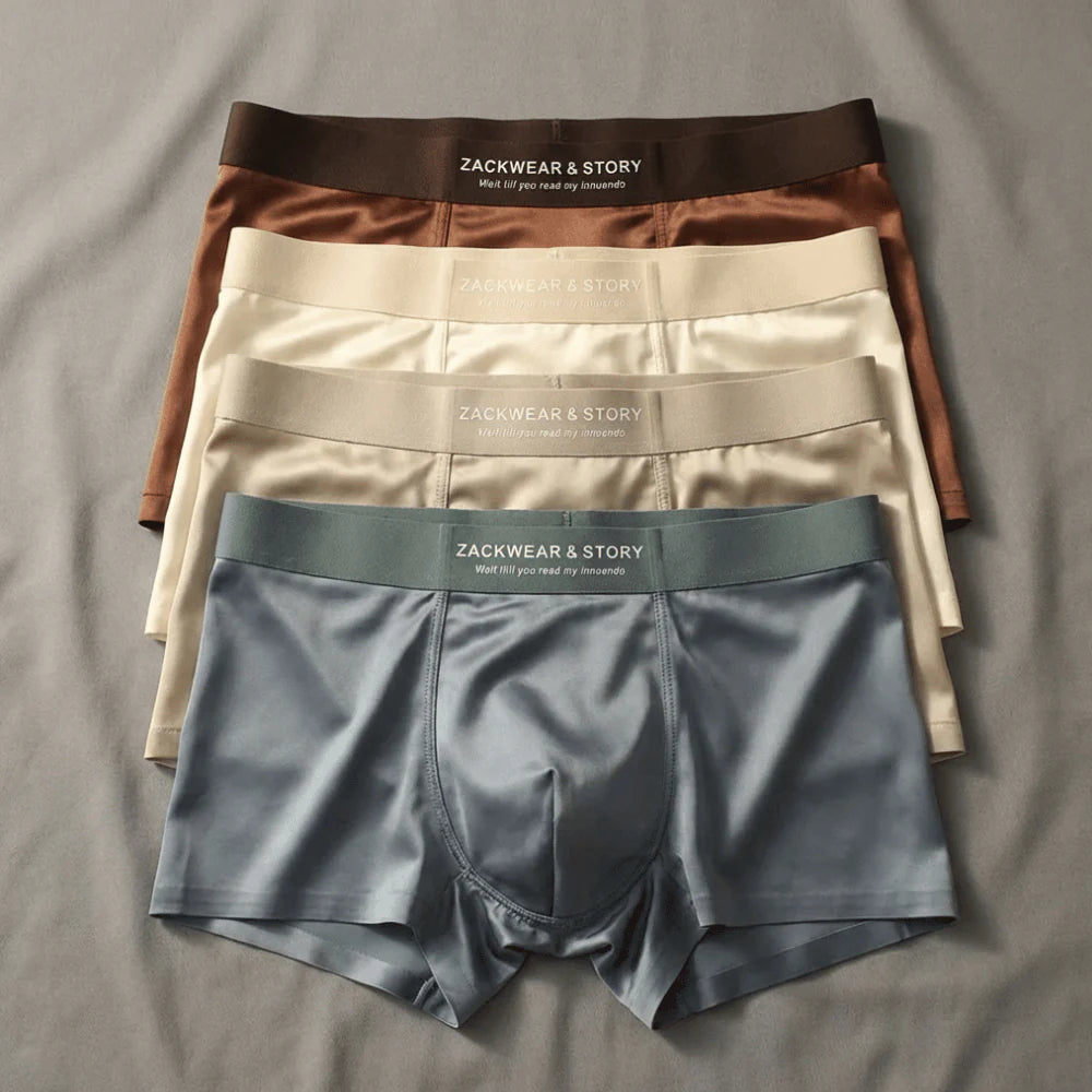 Luxury Ice Silk Boxers For Men