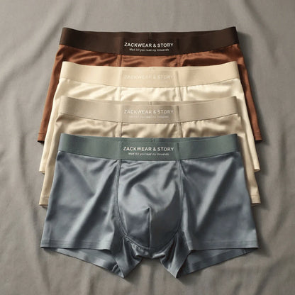 Luxury Ice Silk Boxers For Men