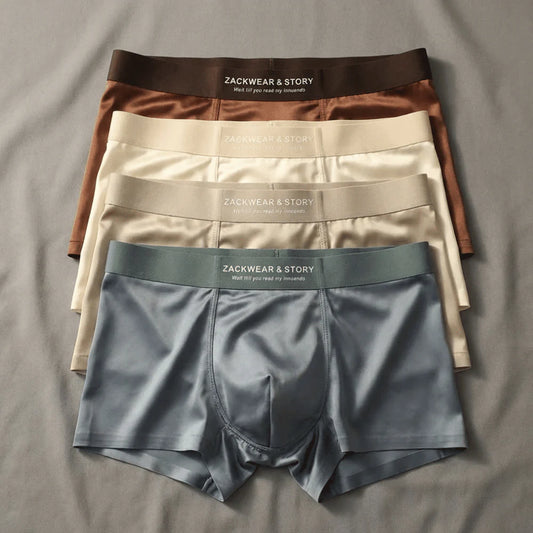 Luxury Ice Silk Boxers For Men