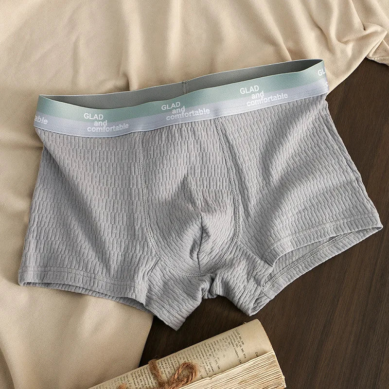 4 PCS - Pure Cotton -Men's Underwear