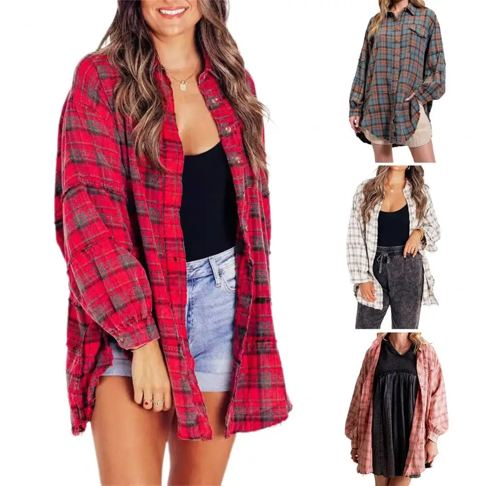 Women's Oversized Shirt Jacket