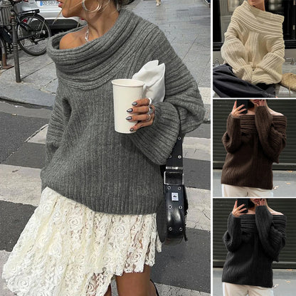 Sleek One-Shoulder Knit™