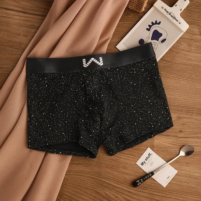4 PCS SkyPrint Cotton Boxers