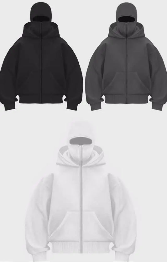 Vintage Balaclava Hoodie