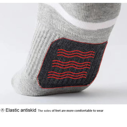 5 Pack Breathable Comfort - Men’s Cotton Ankle Socks