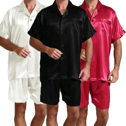 Luxury Ice Silk Pajama Set