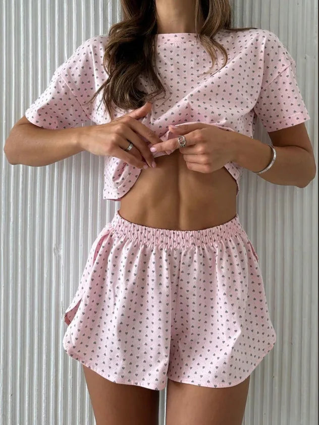 Striped Summer Pajama Set