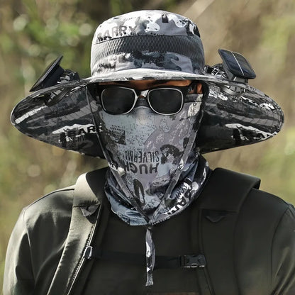 SolarCooler™ – Dual-Powered Fan Hat