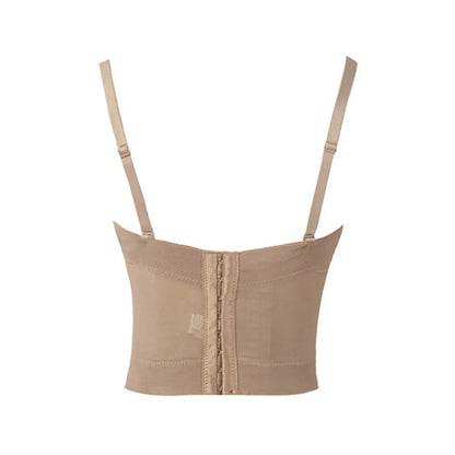 Mesh Push-Up Corset Bralette