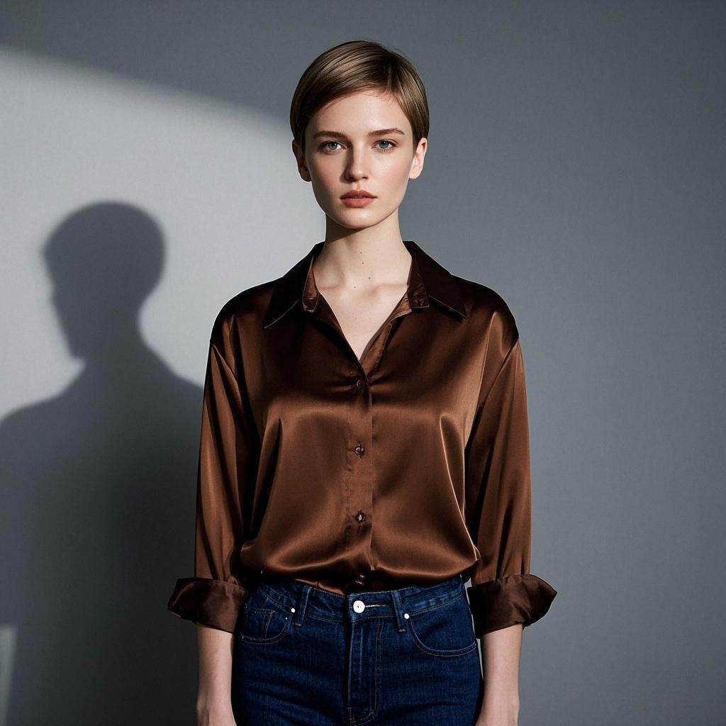 Elegant Satin Blouse