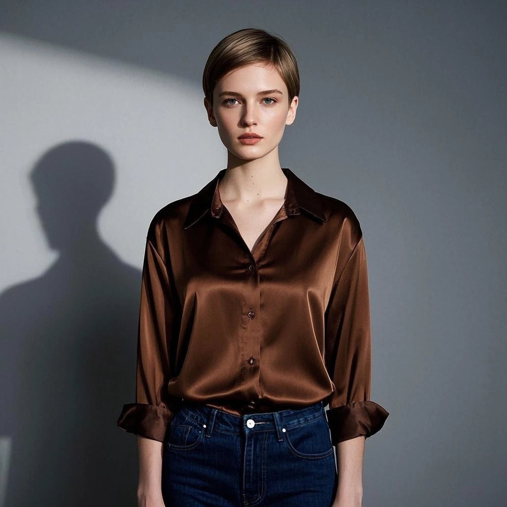 Elegant Satin Blouse