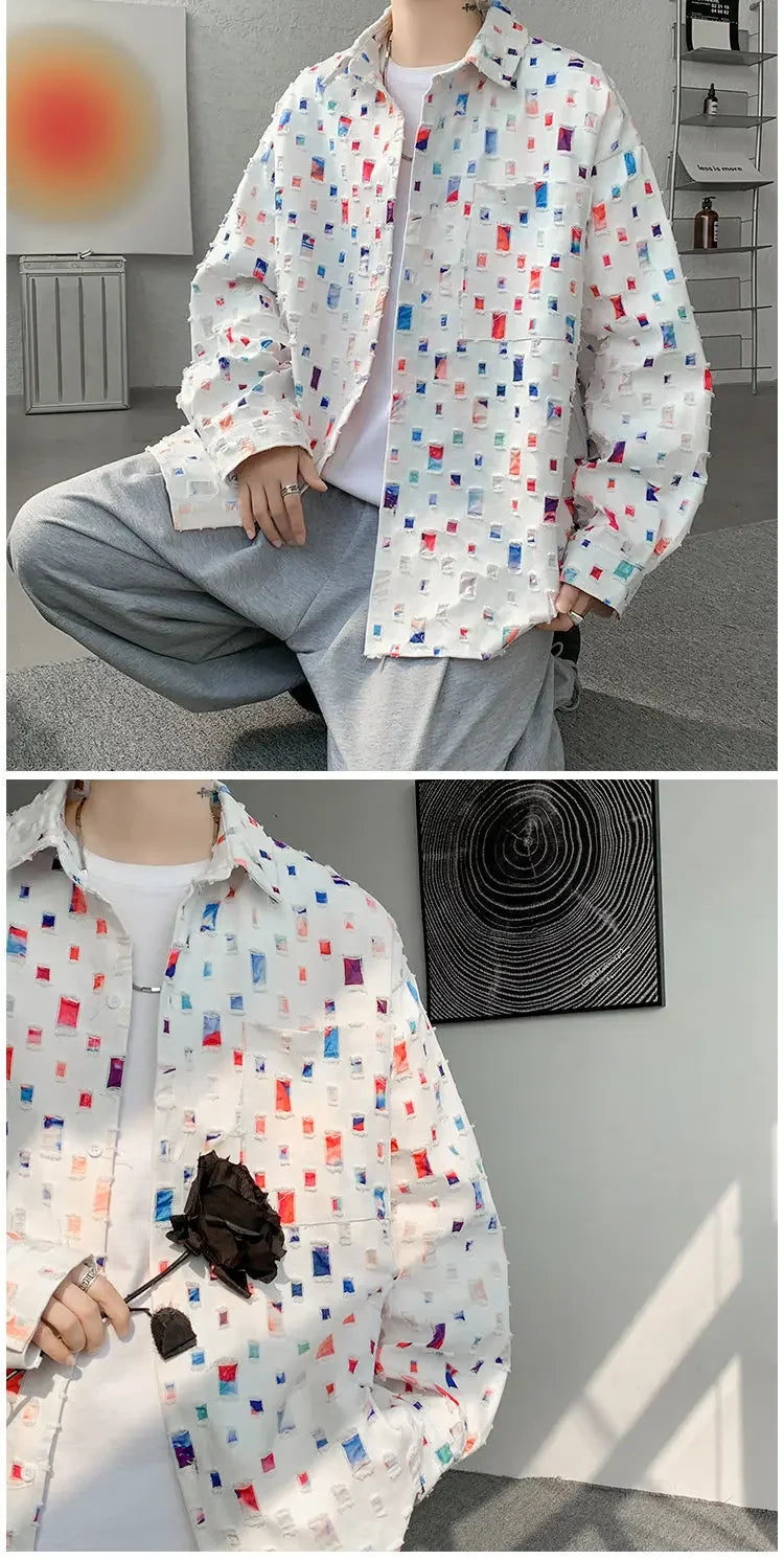 GridLayer™ Oversized Plaid Shirt