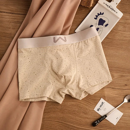 4 PCS SkyPrint Cotton Boxers