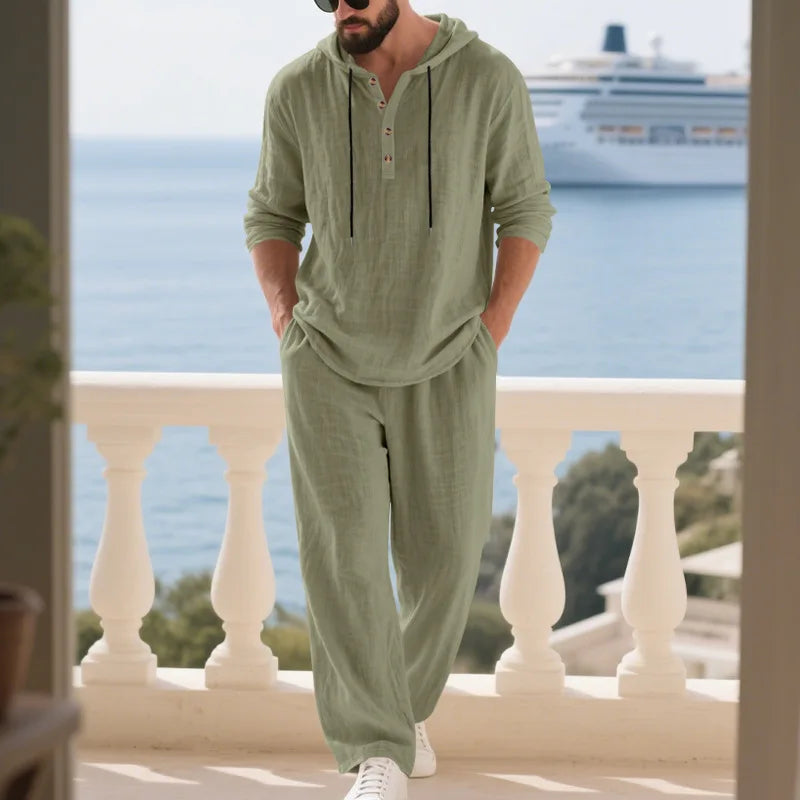 Coastal Hooded Linen Set™