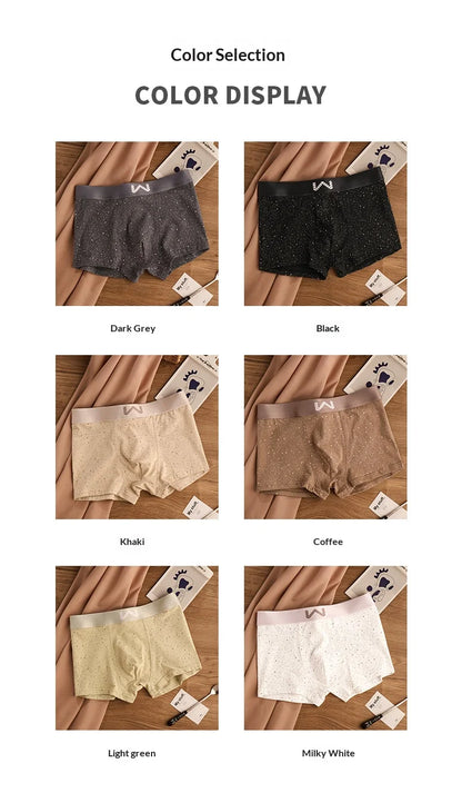 4 PCS SkyPrint Cotton Boxers