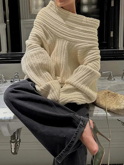 Sleek One-Shoulder Knit™
