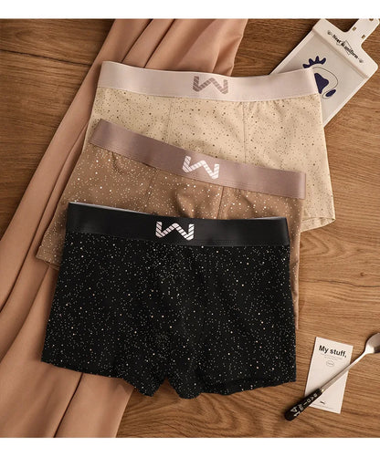 4 PCS SkyPrint Cotton Boxers