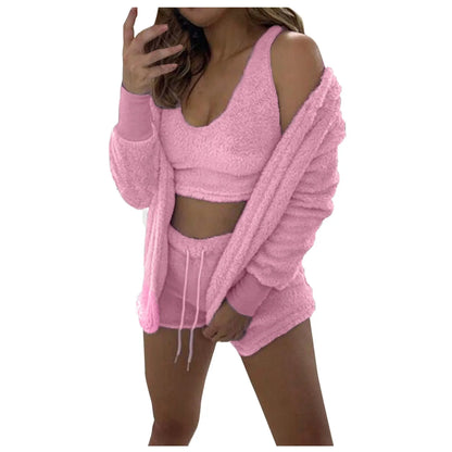 SheCozy Fluffy Pajamas Set