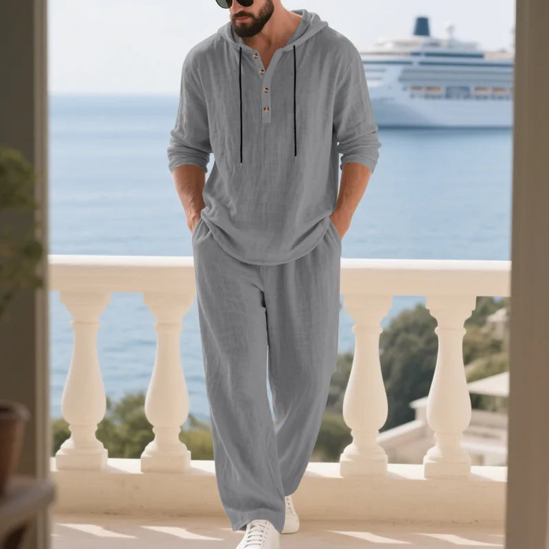 Coastal Hooded Linen Set™
