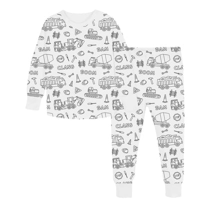 Coloring Pure Cotton Pajama Set